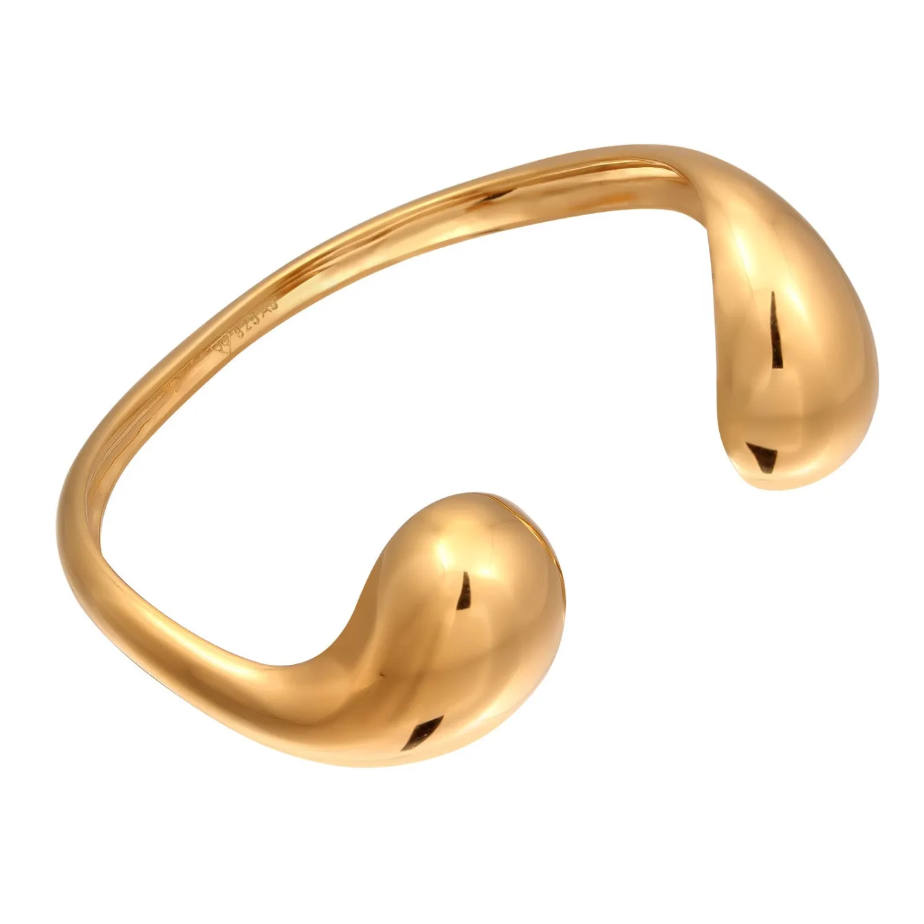 Elli "Armreif Tropfen< Vergoldet|Armbänder