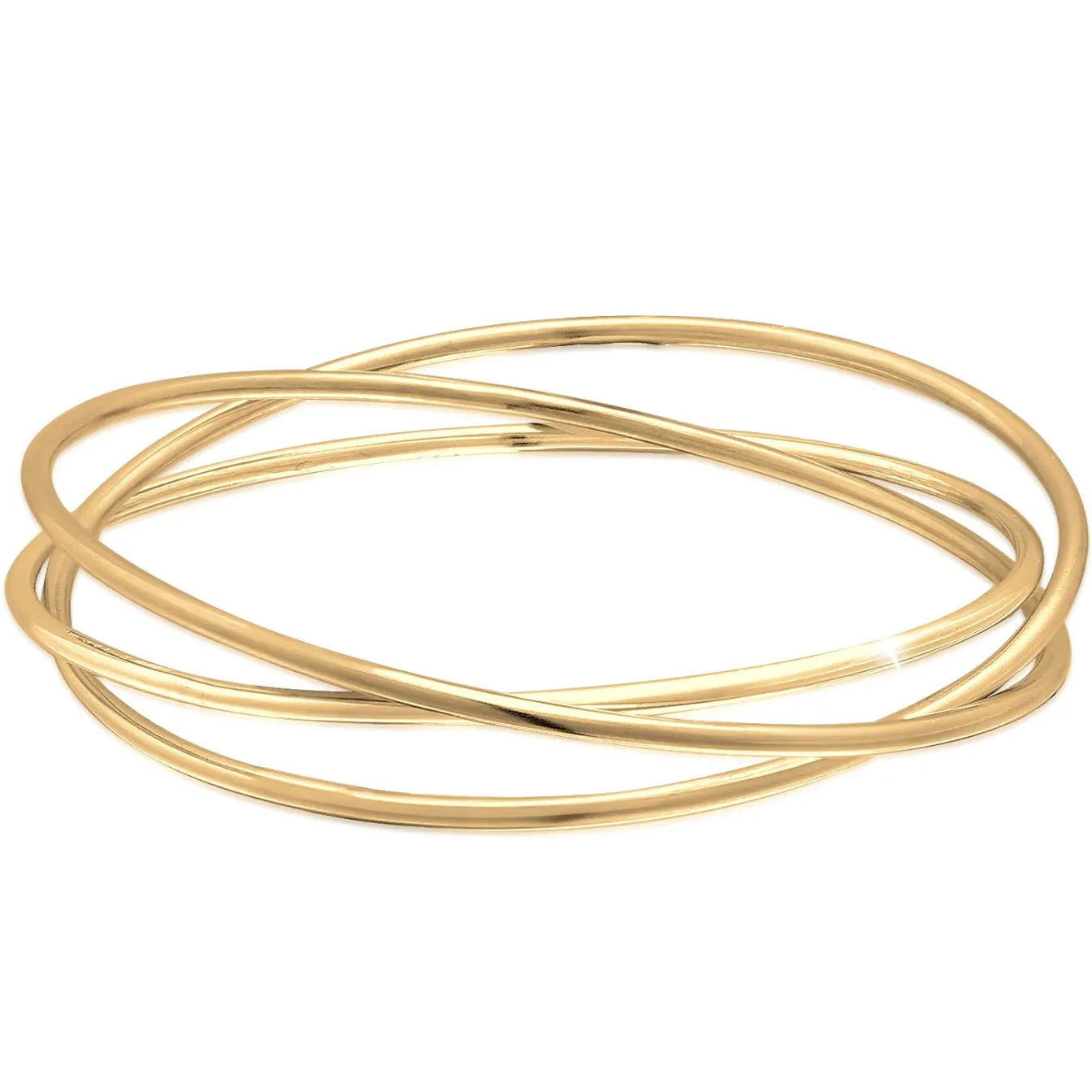 Elli "Armreif Verschlungen< Armbänder|Vergoldet