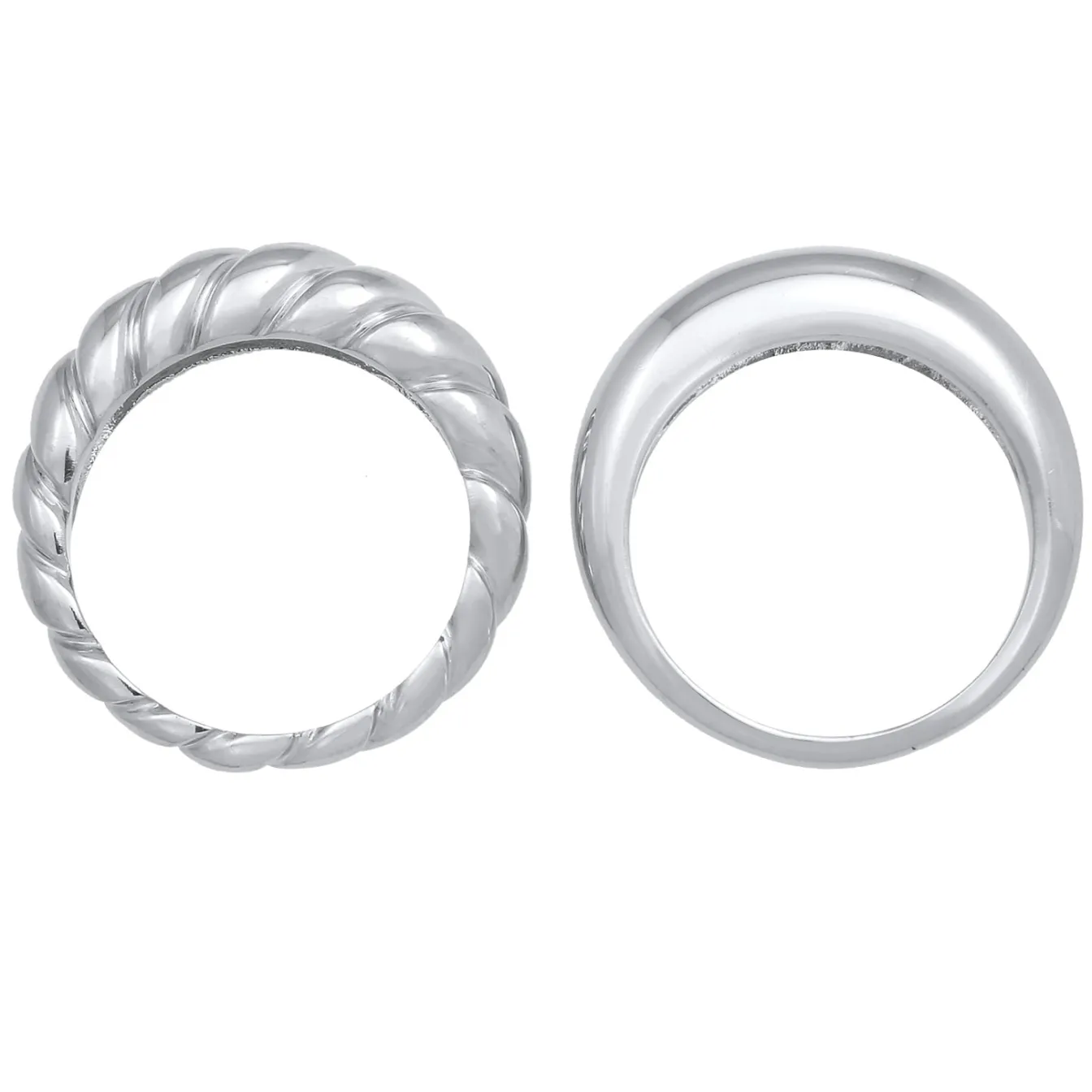 Elli "Bandring< Ringe|Vergoldet