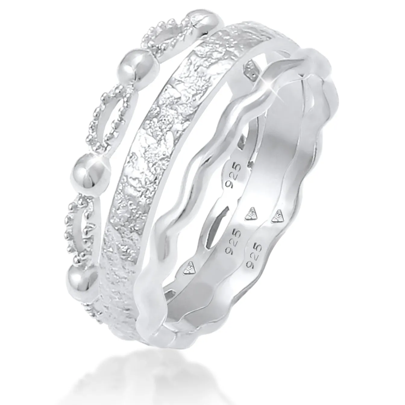 Elli "Bandring< Symbol-schmuck|Ringe
