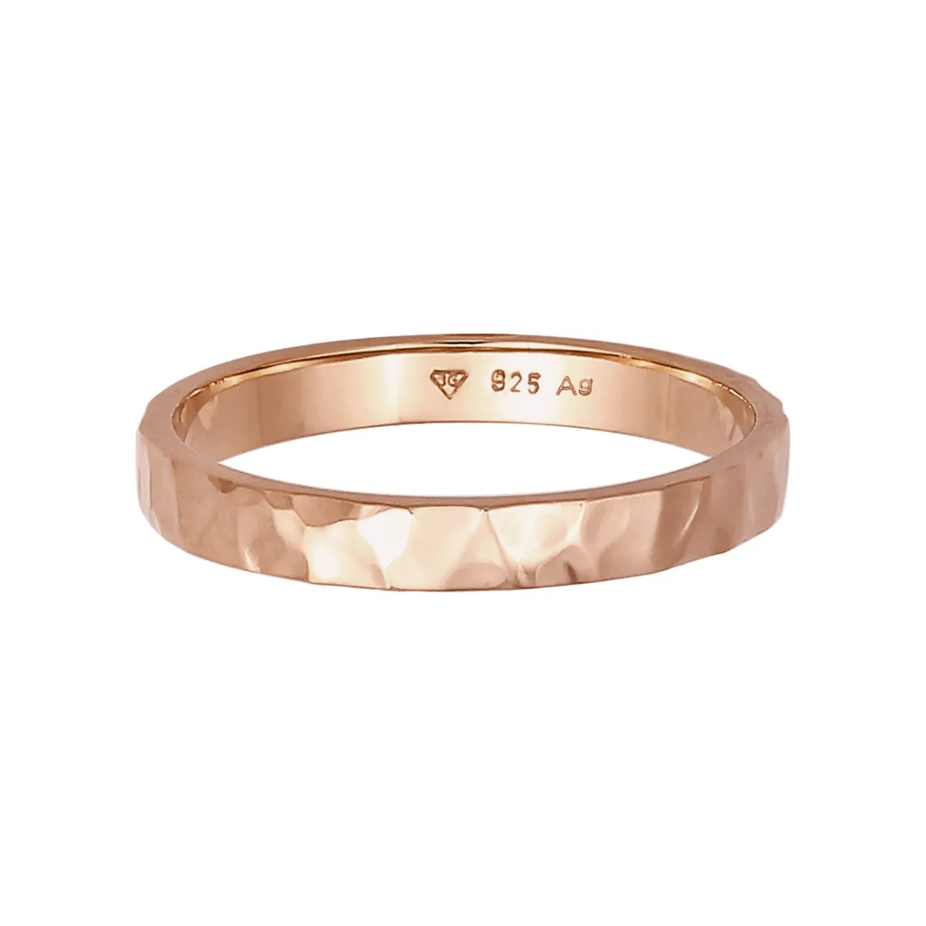 Elli "Bandring< Roségold|Ringe