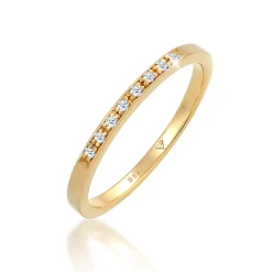 Elli "Bandring | Diamant ( , 0,04 ct )< Ringe|Echtgold