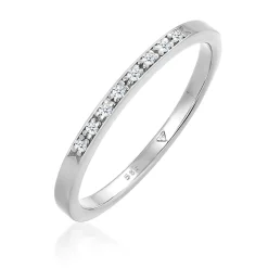 Elli "Bandring | Diamant ( , 0,04 ct )< Weissgold|Ringe