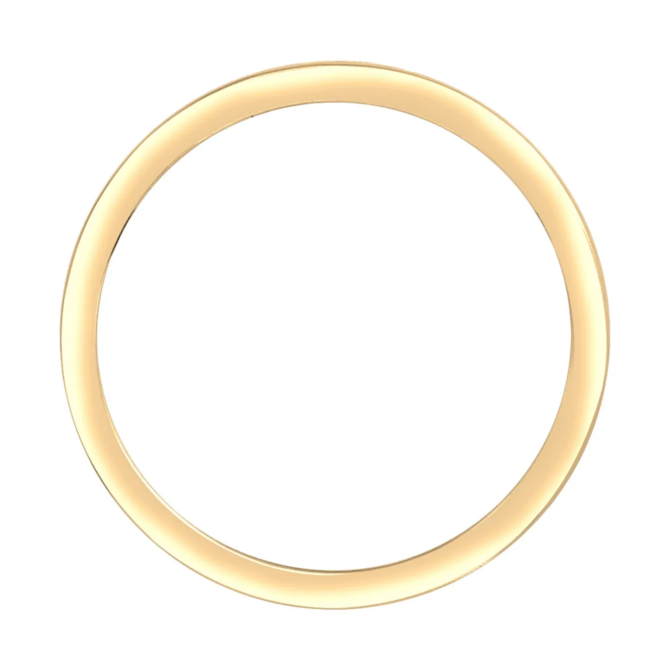 Elli "Bandring | Kristall (Weiß)< Ringe|Vergoldet