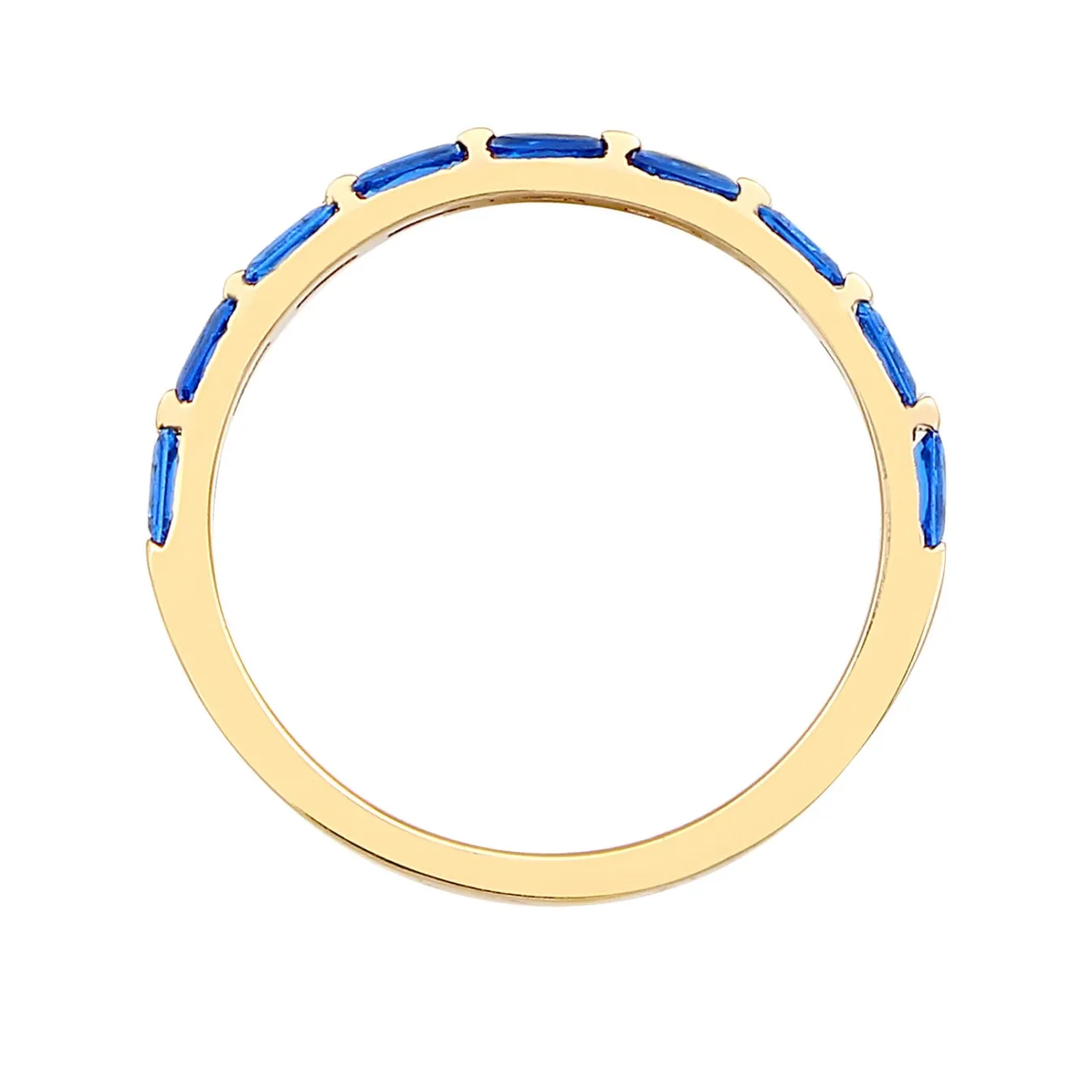 Elli "Bandring | Saphir ( Blau )< Ringe|Vergoldet