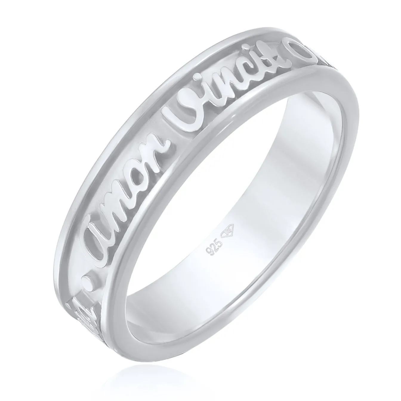 Elli "Bandring Amor Vincit Omnia< Ringe|Vergoldet