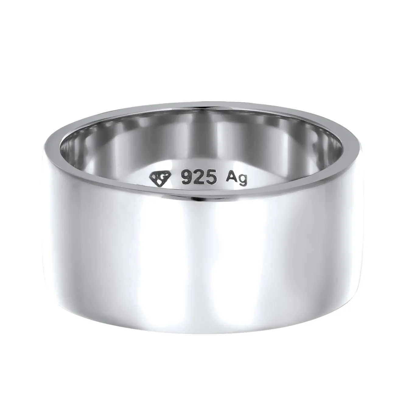 Elli "Bandring breit< Silber|Roségold