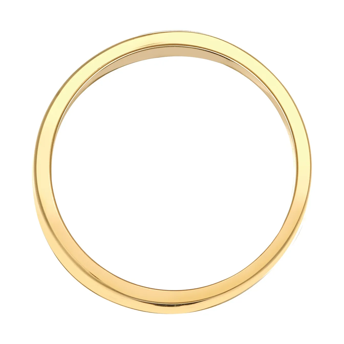 Elli "Bandring breit< Silber|Roségold