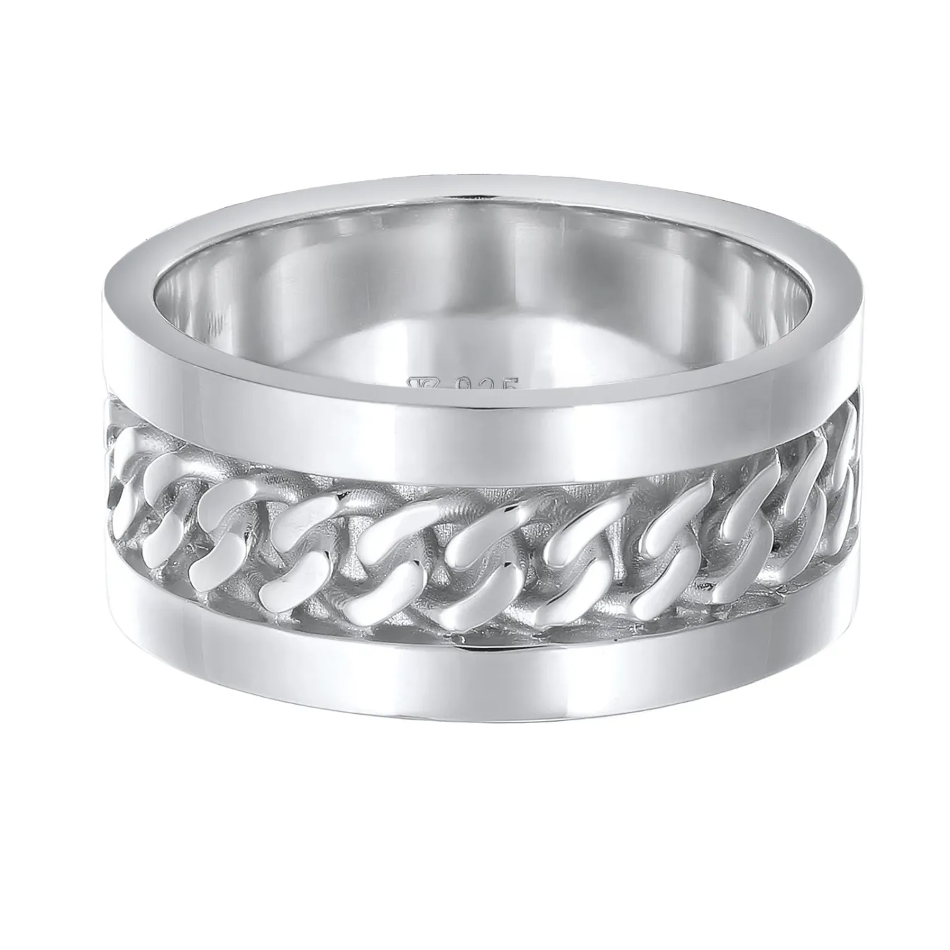 Elli "Bandring Chain< Vergoldet|Ringe