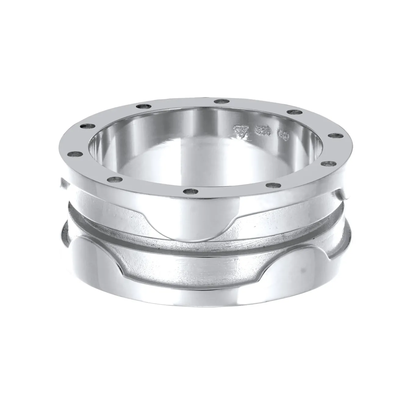 Elli "Bandring Chunky< Vergoldet|Ringe