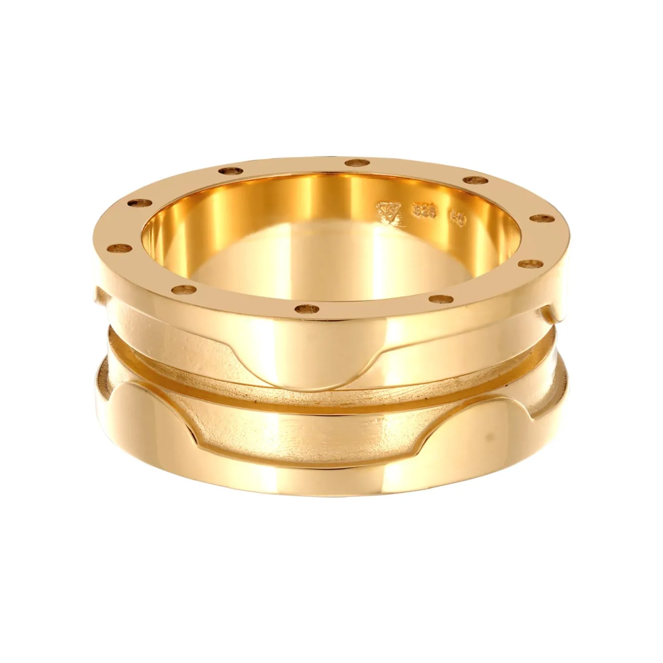 Elli "Bandring Chunky< Vergoldet|Ringe