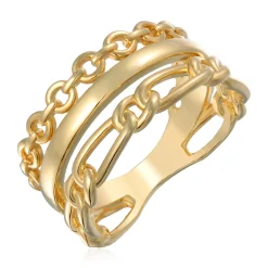 Elli "Bandring Glieder Geflochten< Ringe