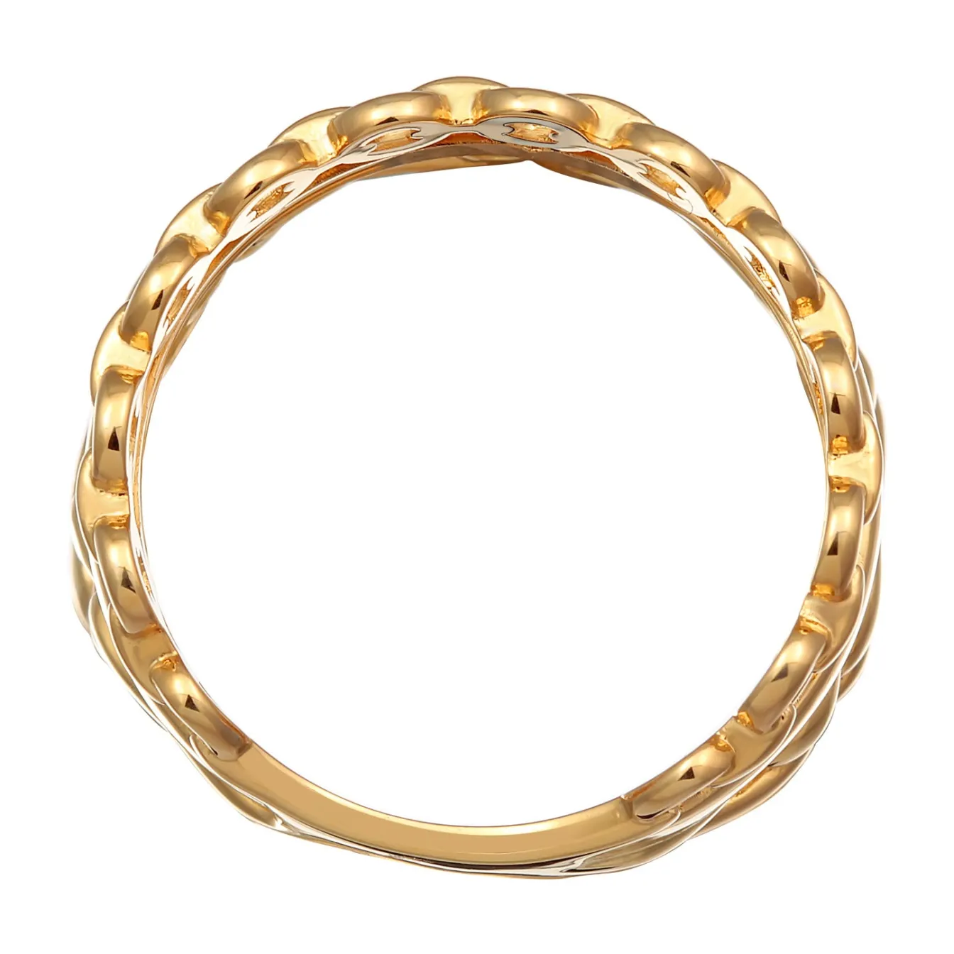 Elli "Bandring Glieder Geflochten< Ringe