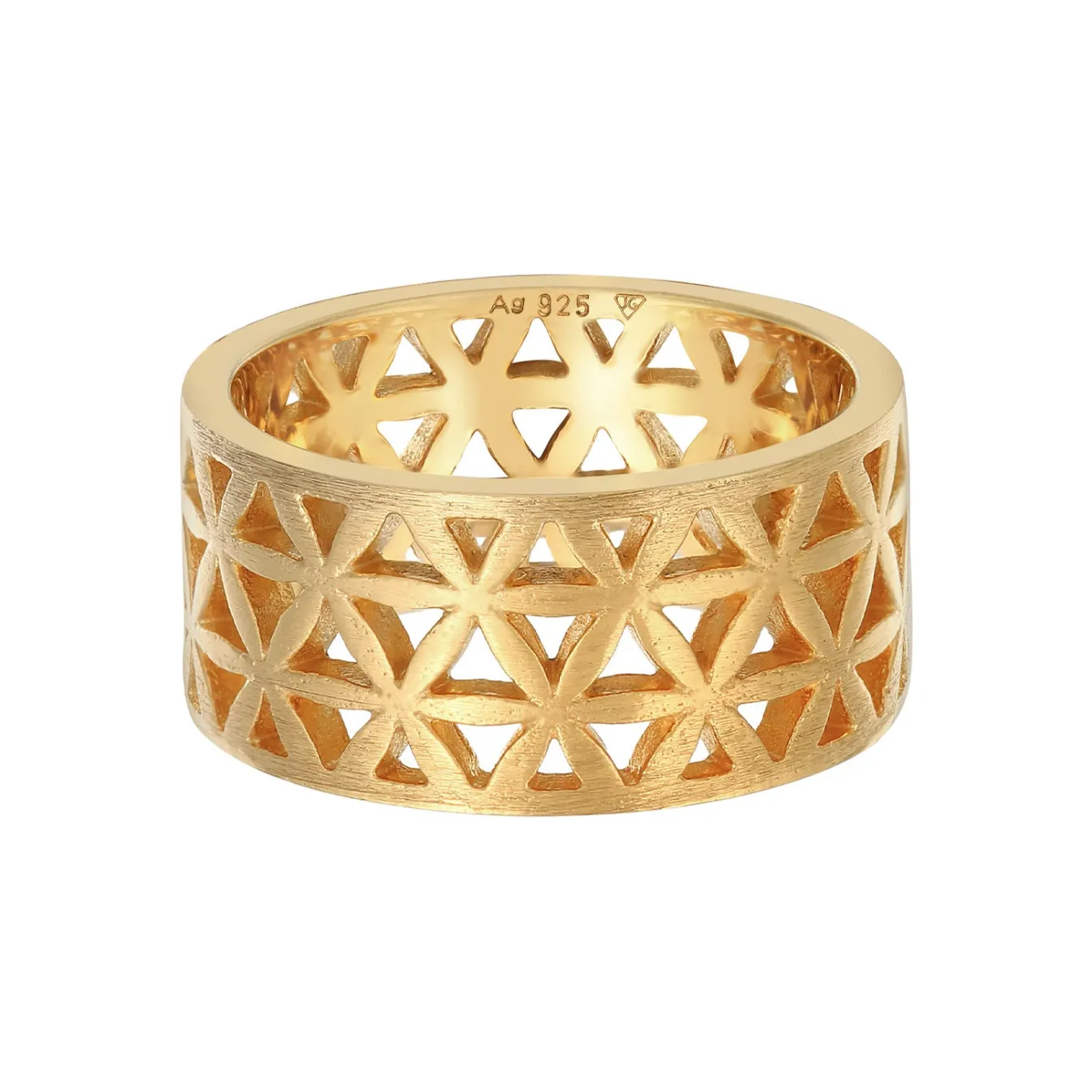Elli "Bandring Lebensblume< Symbol-schmuck|Ringe