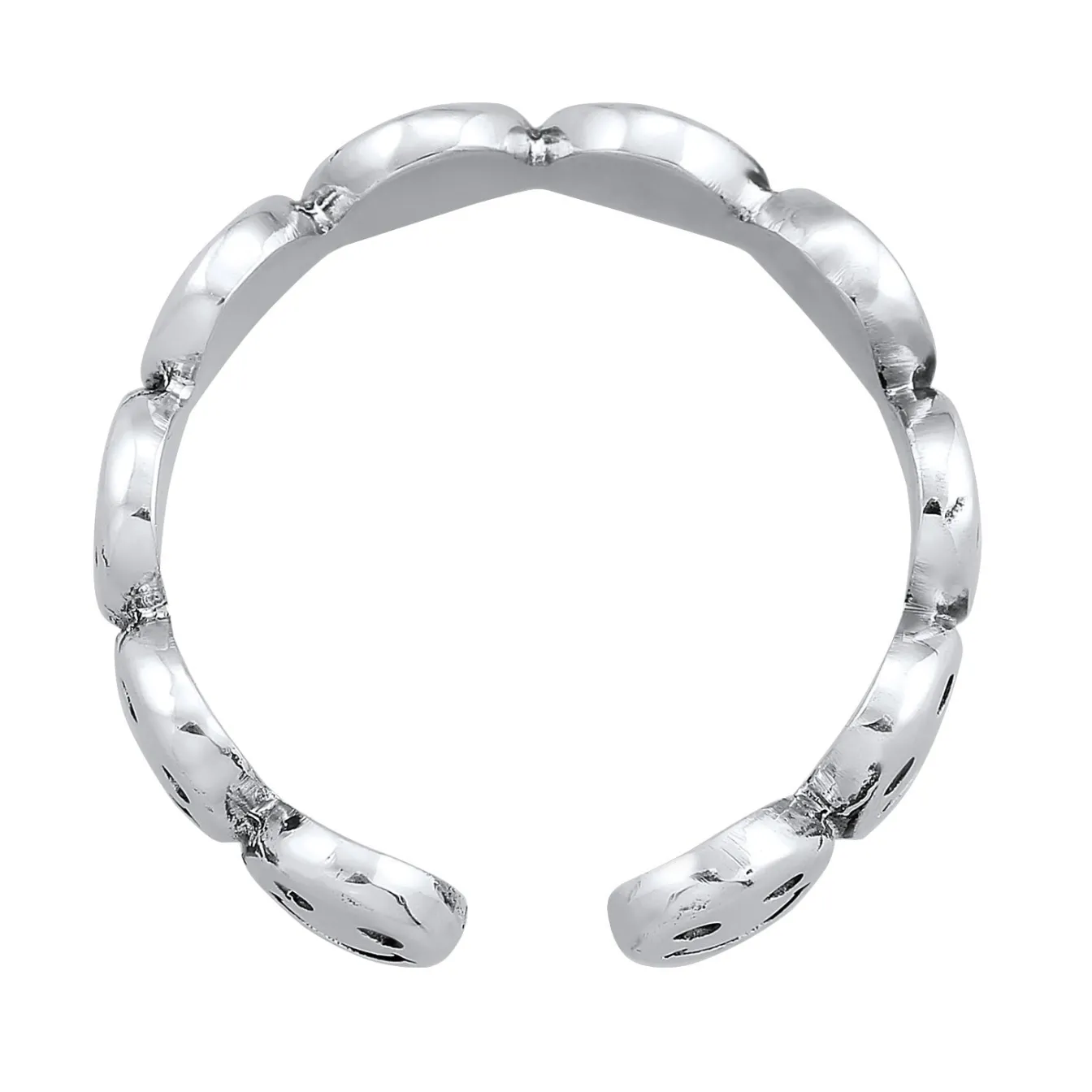 Elli "Bandring mit Smiling Face Offen< Ringe|Vergoldet