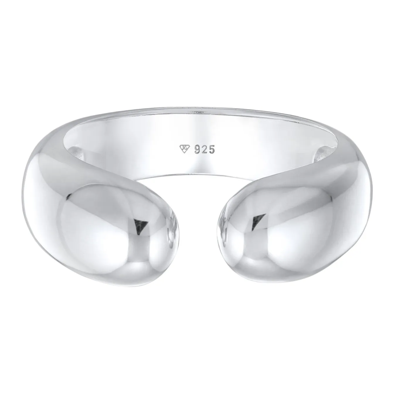 Elli "Bandring Offen< Ringe|Vergoldet