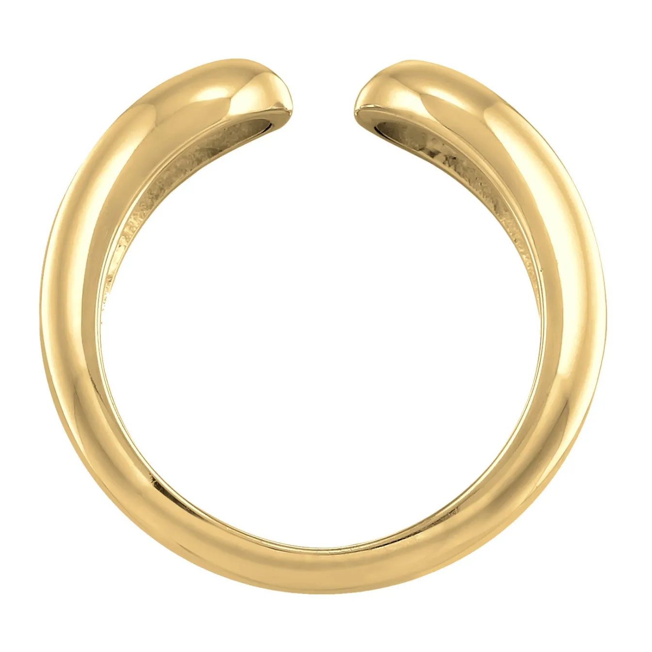 Elli "Bandring Offen< Ringe|Vergoldet