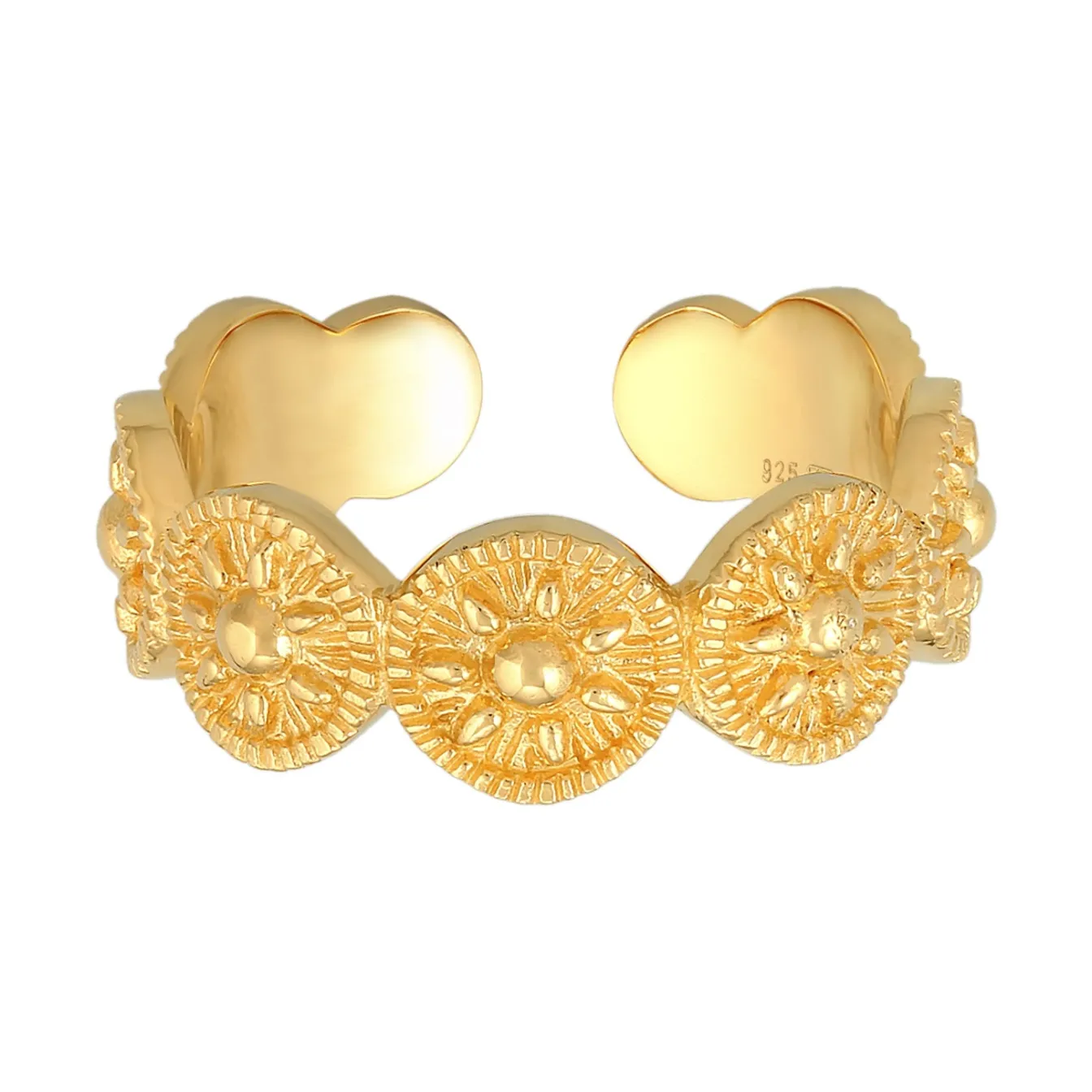 Elli "Bandring Offen Sonne< Symbol-schmuck|Ringe
