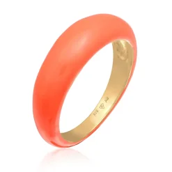 Elli "Bandring Pastell | Emaille (Orange)< Ringe