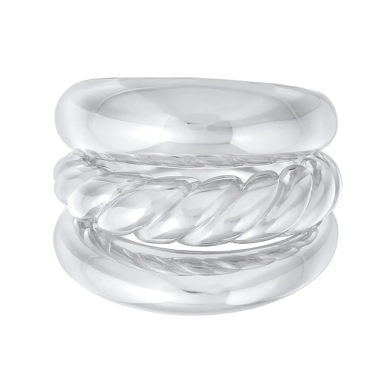 Elli "Bandring Set< Ringe|Silber