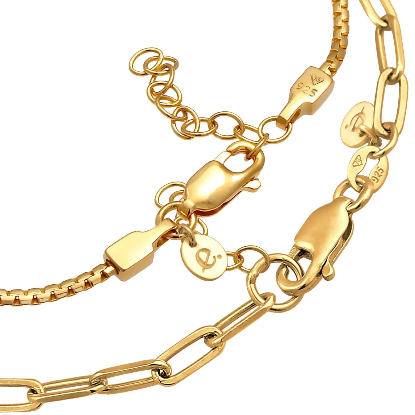 Elli "Basic Armbänder 2er Set< Armbänder|Silber