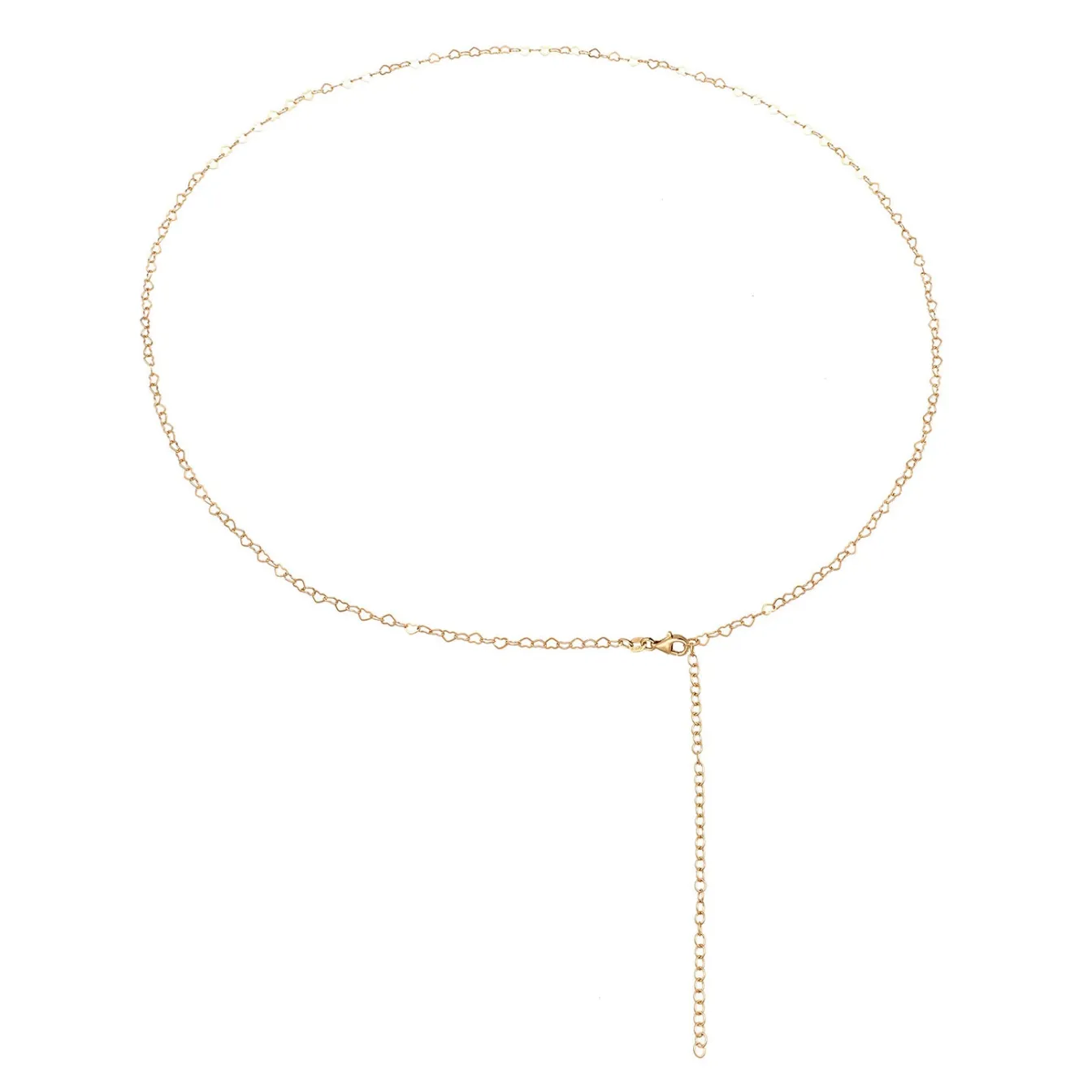 Elli "Bauchkette Herz< Vergoldet|Symbol-schmuck