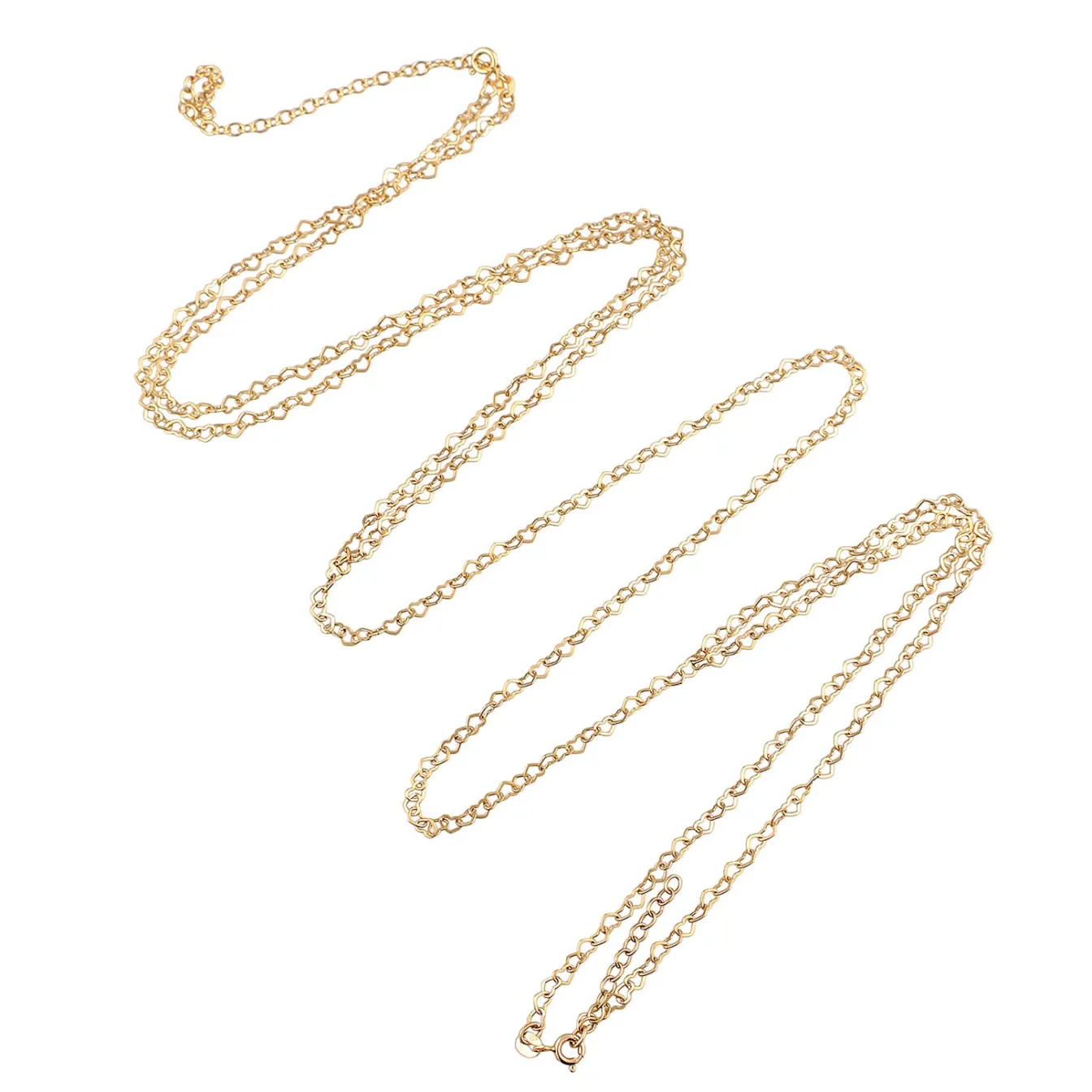 Elli "Body Chain Herzen< Vergoldet|Symbol-schmuck