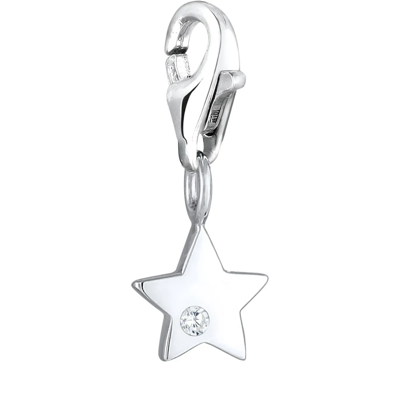 Elli "Charm Astro | Zirkonia ( Weiß )< Anhänger & Charms|Vergoldet