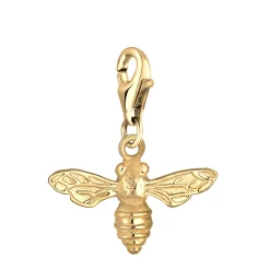 Elli "Charm Biene< Anhänger & Charms|Vergoldet