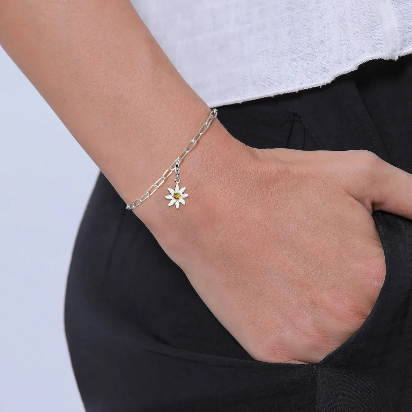 Elli "Charm Blume< Symbol-schmuck|Anhänger & Charms