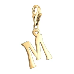 Elli "Charm Buchstabe< Vergoldet|Personalisierter Schmuck