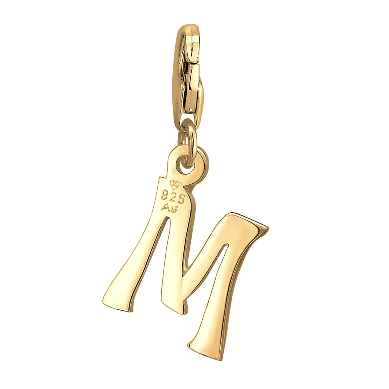Elli "Charm Buchstabe< Vergoldet|Personalisierter Schmuck