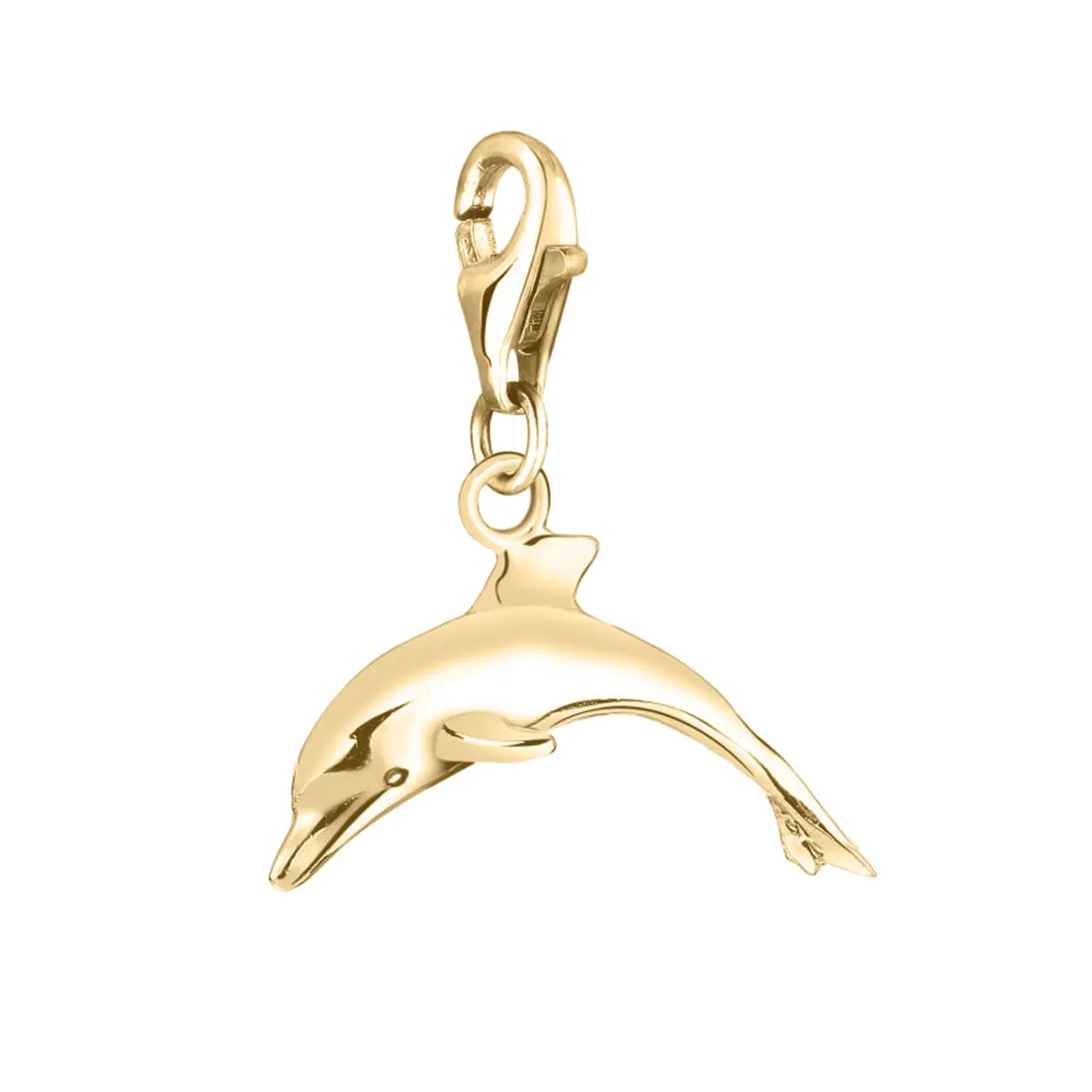 Elli "Charm Delfin< Anhänger & Charms|Silber