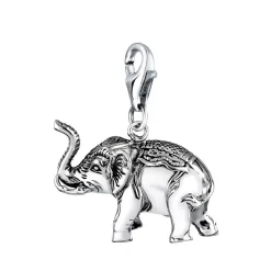 Elli "Charm Elefant< Anhänger & Charms|Silber