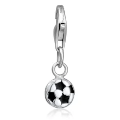 Elli "Charm Fußball | Emaille (Schwarz)< Anhänger & Charms