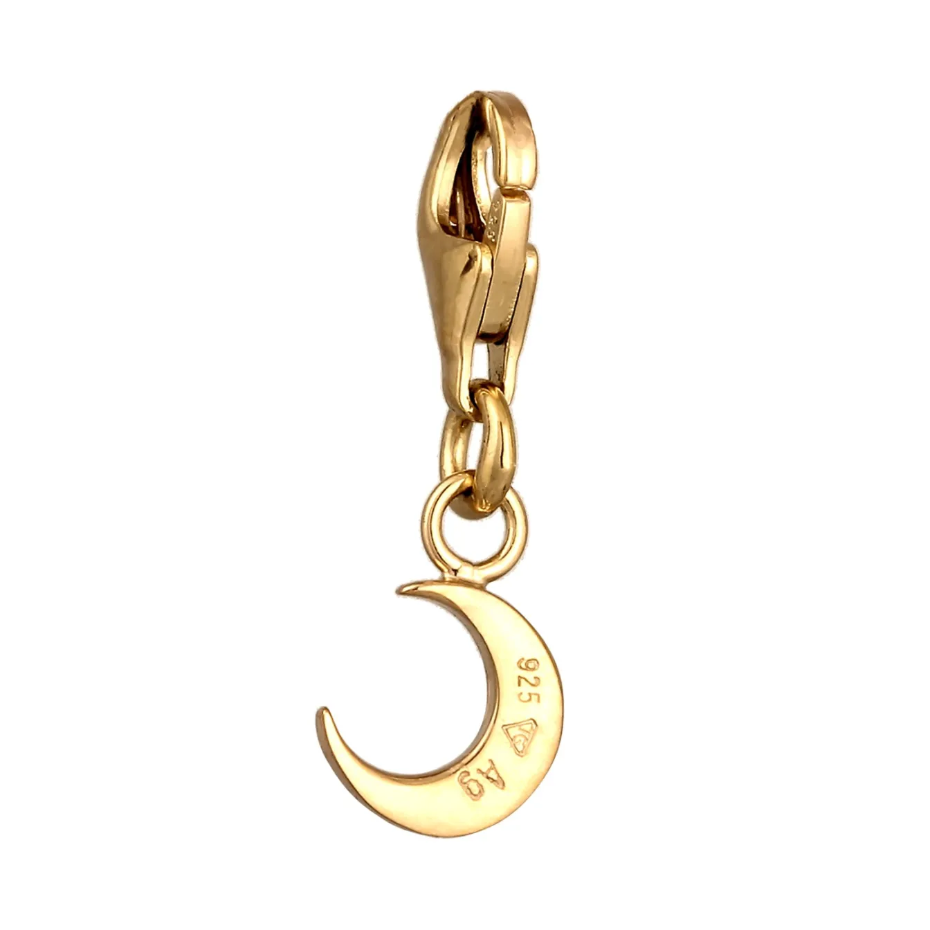 Elli "Charm Halbmond< Vergoldet|Anhänger & Charms