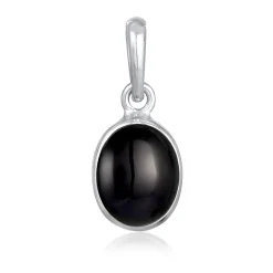 Elli "Charm Oval | Onyx (Schwarz)< Anhänger & Charms|Vergoldet