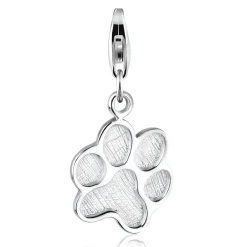 Elli "Charm Pfote< Anhänger & Charms|Silber