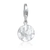 Elli "Charm Plättchen< Silber