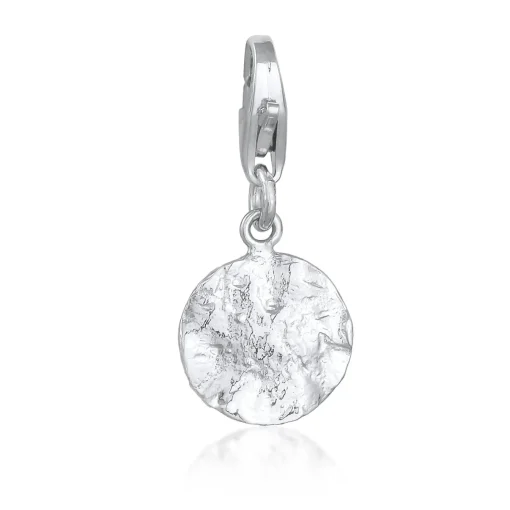 Elli "Charm Plättchen< Silber