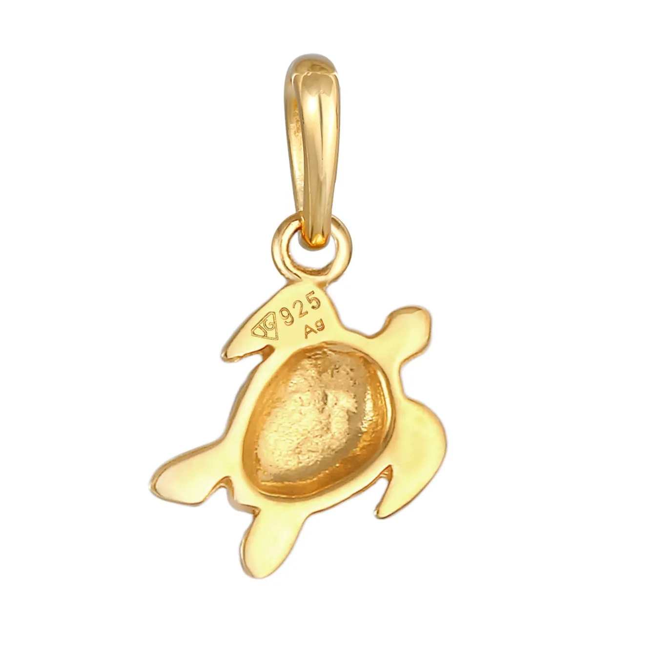 Elli "Charm Schildkröte< Anhänger & Charms|Vergoldet