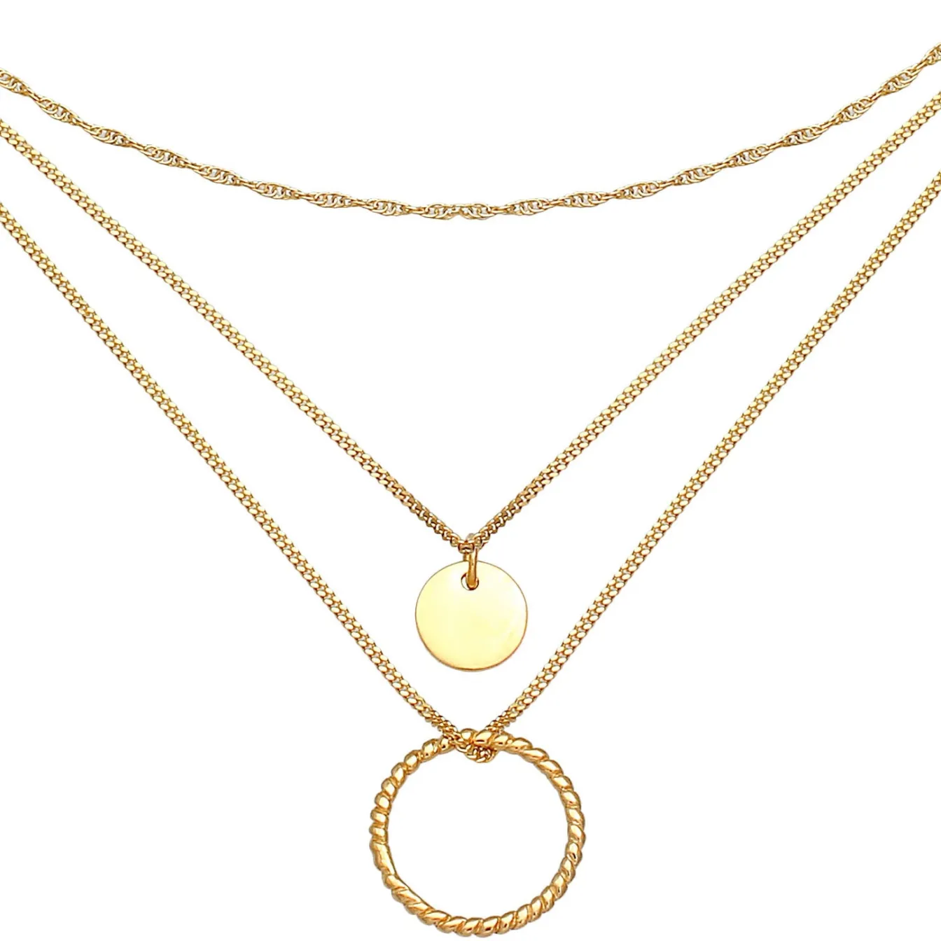 Elli "Choker< Halsketten|Vergoldet