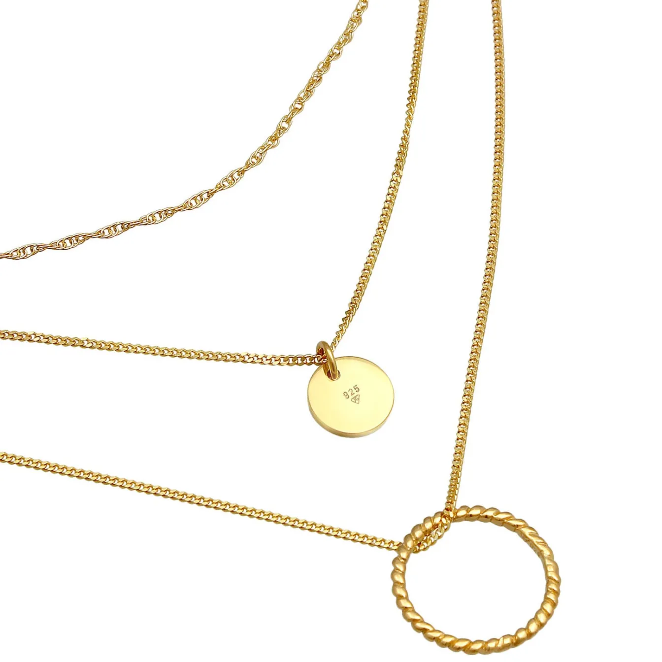 Elli "Choker< Halsketten|Vergoldet