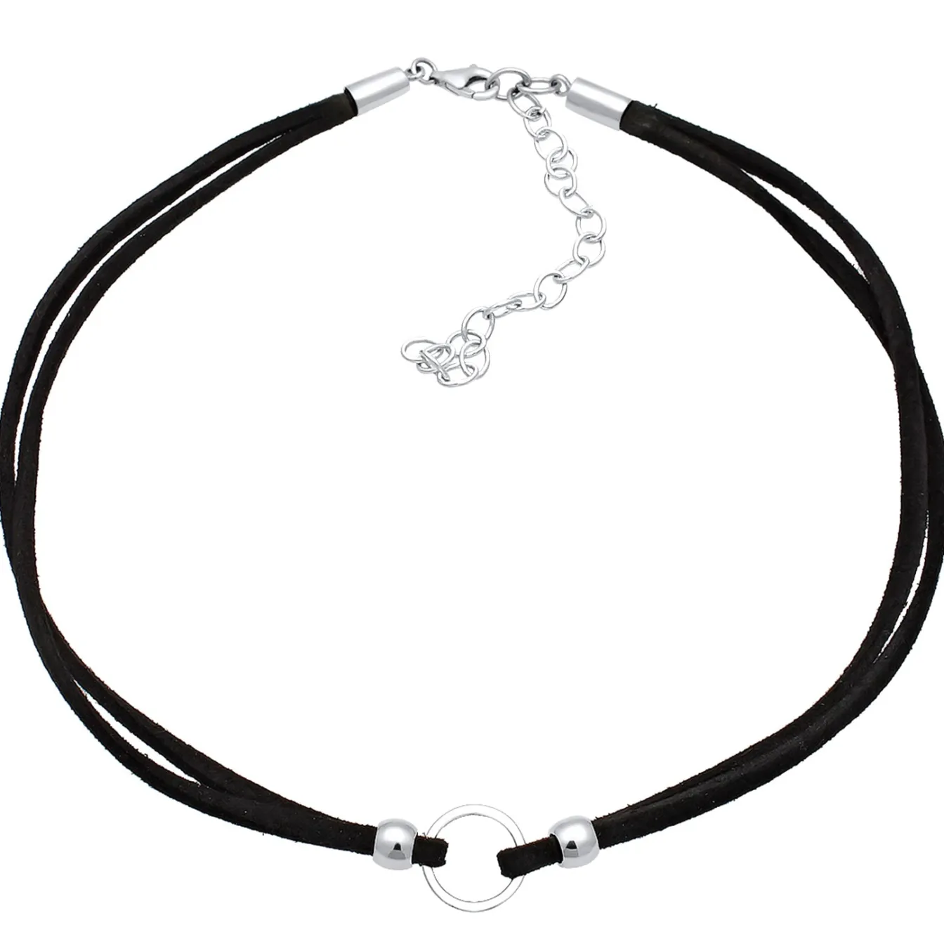 Elli "Choker | Kunstleder< Halsketten|Vergoldet