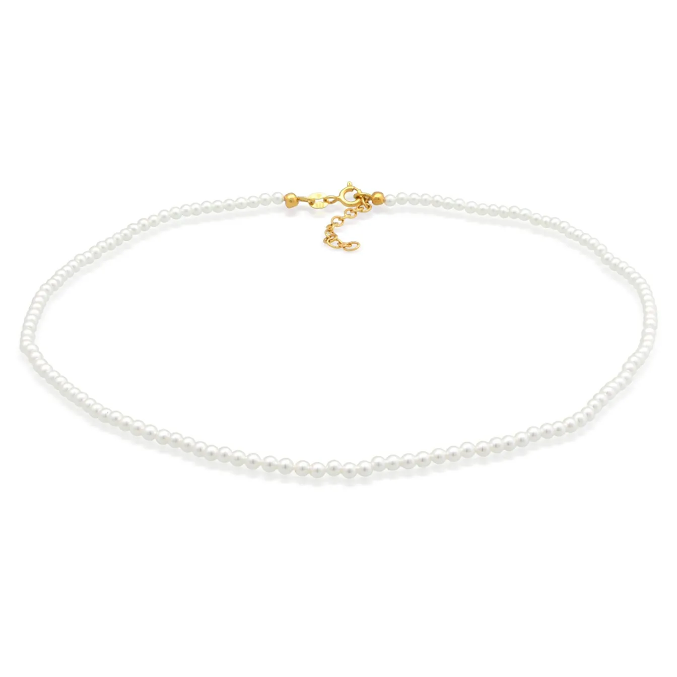 Elli "Choker | Muschelkernperlen< Perlen|Halsketten