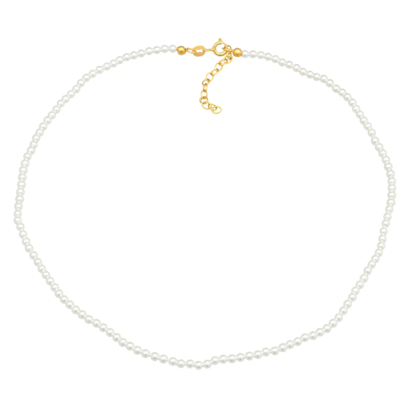 Elli "Choker | Muschelkernperlen< Perlen|Halsketten