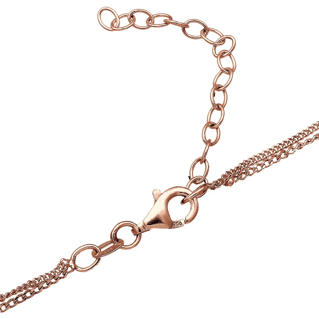 Elli "Choker | Opal (Weiß)< Roségold|Halsketten
