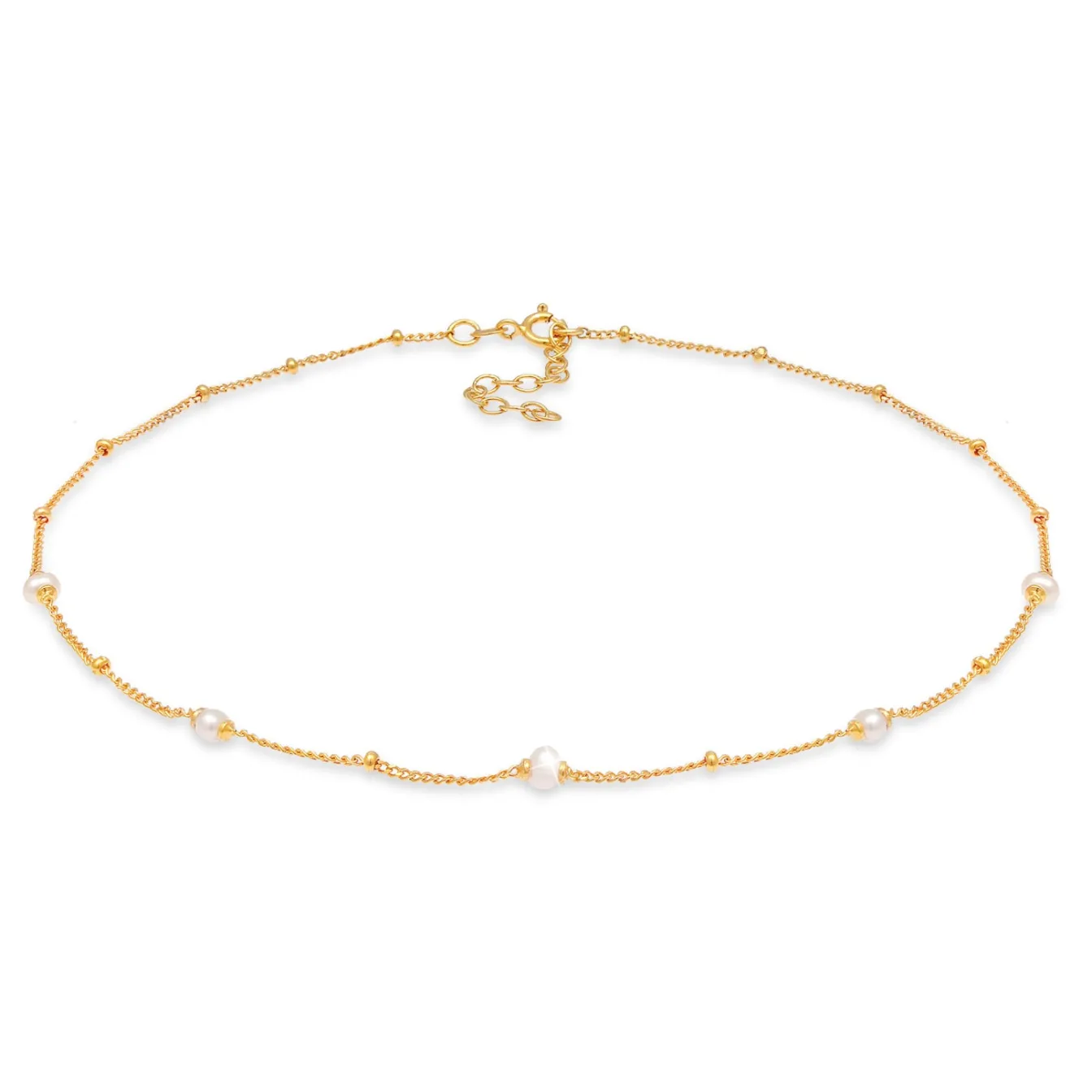 Elli "Choker | Süßwasserzuchtperlen< Perlen|Halsketten