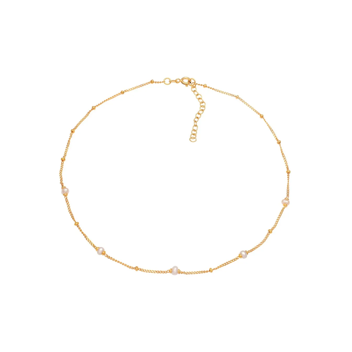 Elli "Choker | Süßwasserzuchtperlen< Perlen|Halsketten