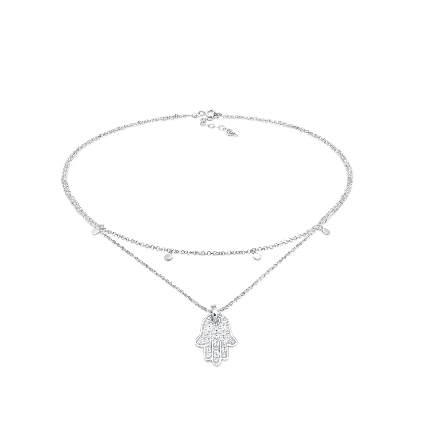 Elli "Choker | Zirkonia ( Weiß )< Symbol-schmuck|Halsketten